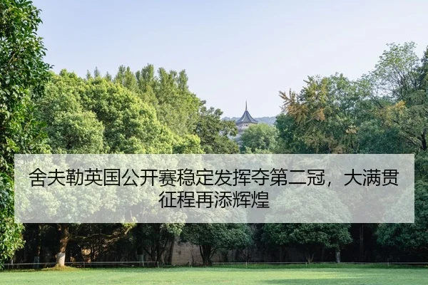 舍夫勒英国公开赛稳定发挥夺第二冠，大满贯征程再添辉煌